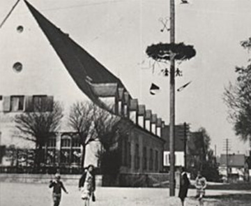 Historisches Foto vom Siedlerhof