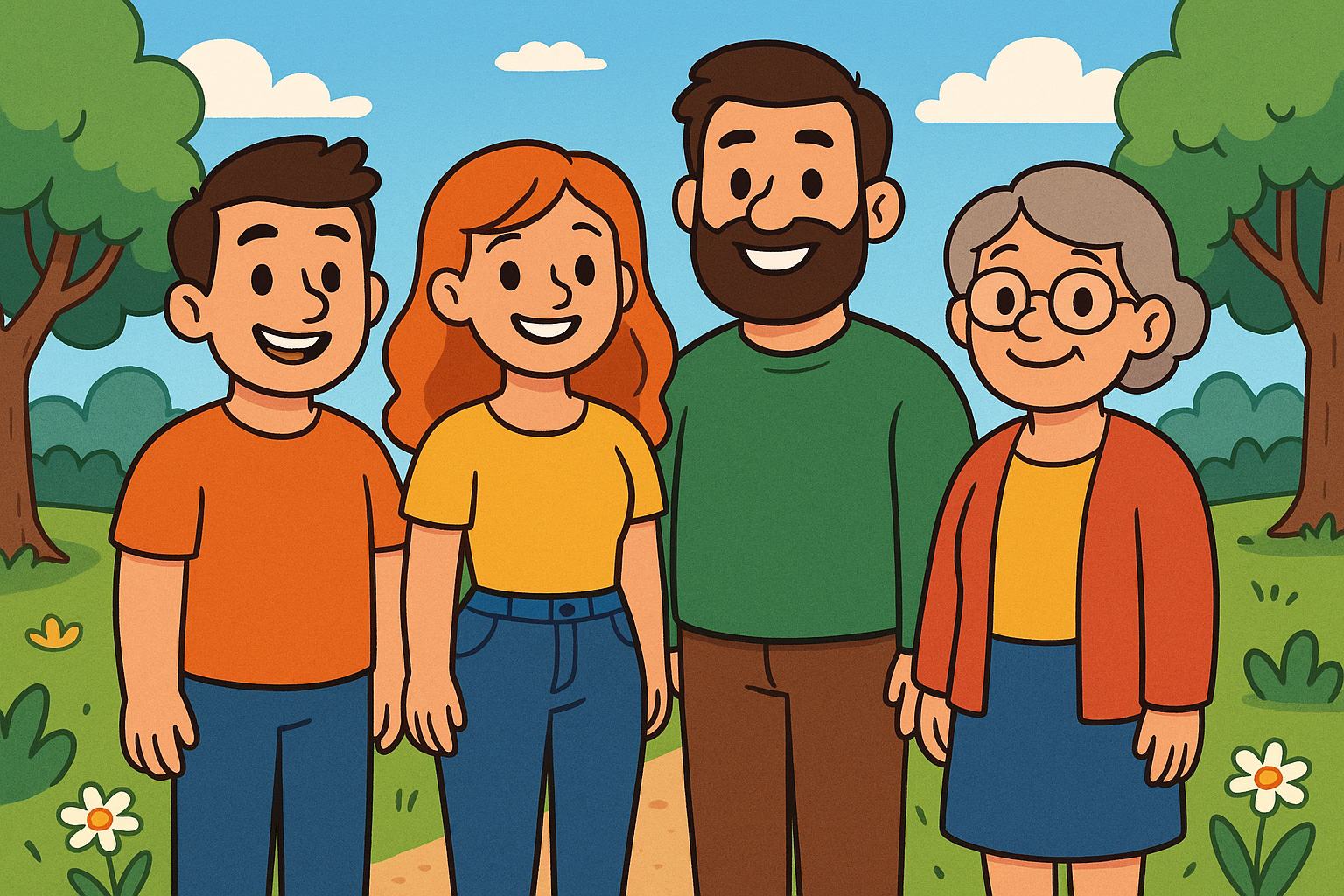 Cartoon zur Mitgliederwerbung KI generiert